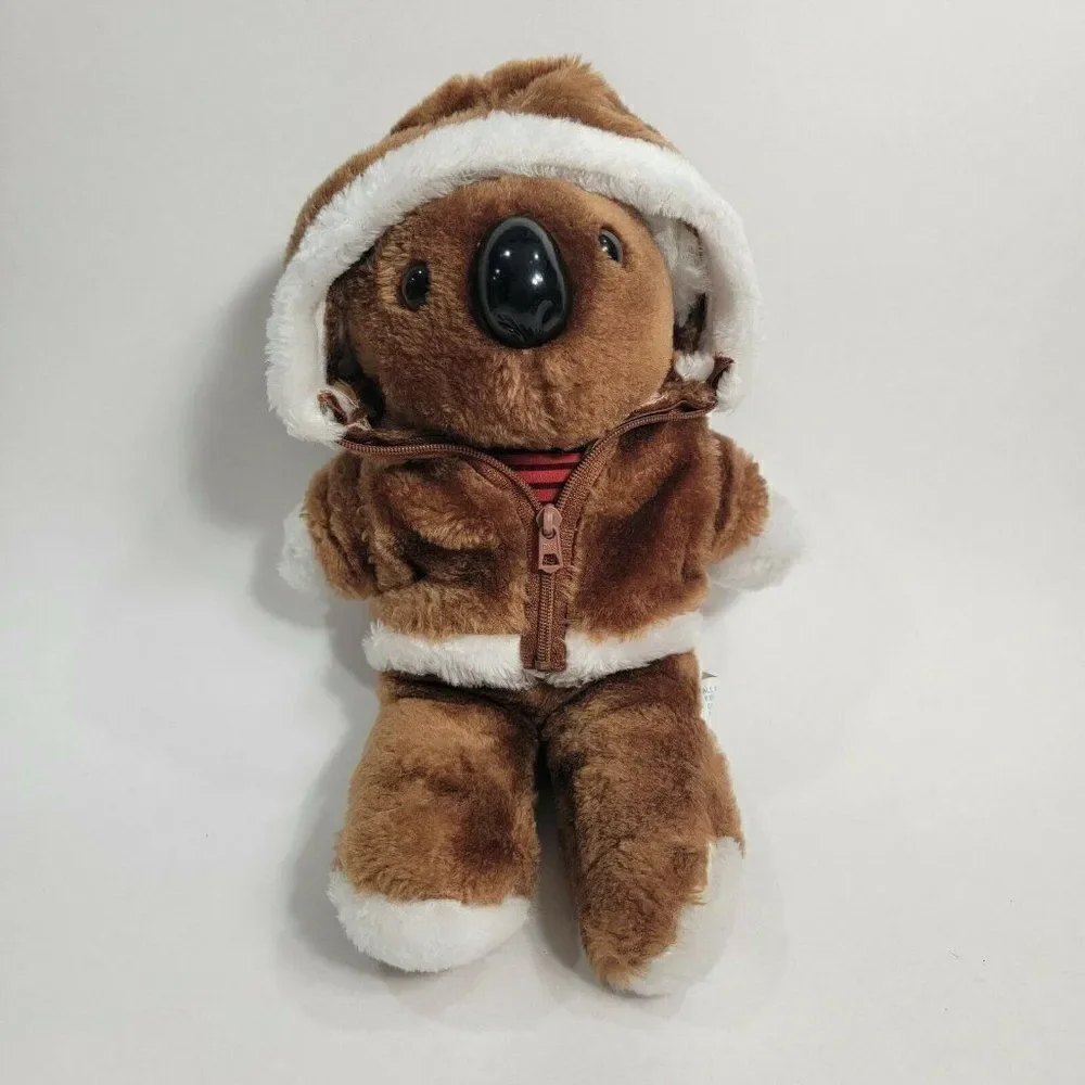 VINTAGE INTERPUR Brown Koala Teddy Bear Stuffed Animal Plush Toy 12